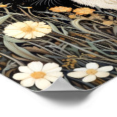 Kaninchen Wall Art Wildlife Tierposter Poster (Ecke)