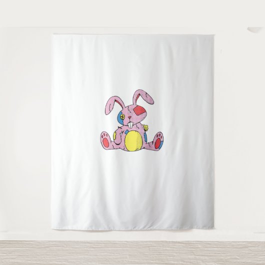 Kaninchen Wandteppich (Vorderseite)