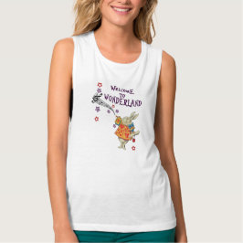 Kaninchen-Willkommen zu. Alice im Wunderland T-Shirt