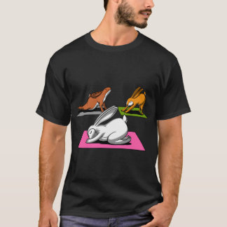 Kaninchen-Yoga T-Shirt