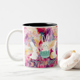 Kaninchen Zweifarbige Tasse
