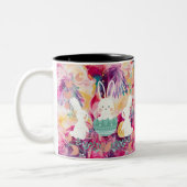 Kaninchen Zweifarbige Tasse (Links)