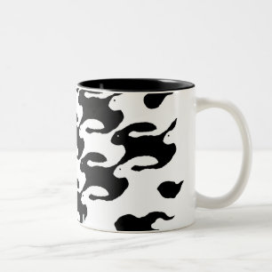 Kaninchen Zweifarbige Tasse