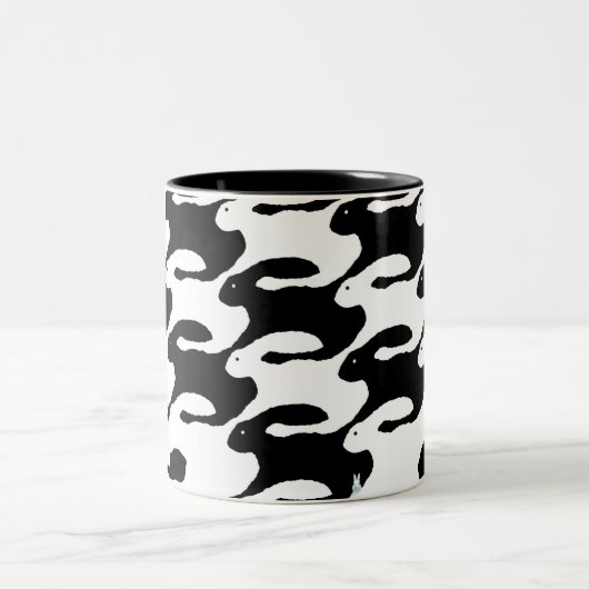 Kaninchen Zweifarbige Tasse (Mittel)