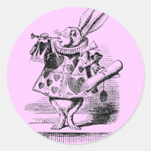 Kaninchenaufkleber Runder Aufkleber