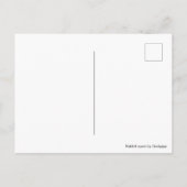 Kaninchenaugen Feiertagspostkarte (Rückseite)