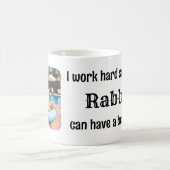 Kaninchenbesitzer Haustier Kaffeetasse (Mittel)