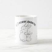 Kaninchenbewusstseinswoche Kaffeetasse (Mittel)