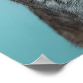 Kaninchenblasen-Gummiblase Poster (Ecke)