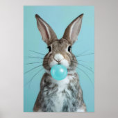 Kaninchenblasen-Gummiblase Poster (Vorne)