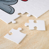 Kaninchenboxen Boxer Boxhandschuhe Puzzle (Seite)