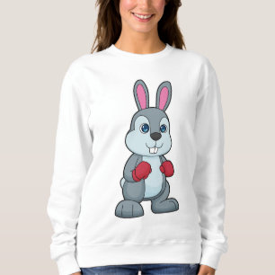Kaninchenboxen Boxer Boxhandschuhe Sweatshirt