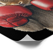 Kaninchenboxen Poster (Ecke)