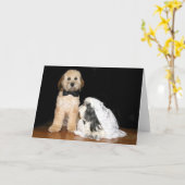 Kaninchenbraut und -räuber karte (Gelbe Blume)