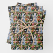 Kaninchenbrücke und -räude geschenkpapier set (Beispiel)