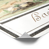 Kaninchendarstellung Poster (Ecke)