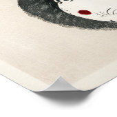 Kaninchendarstellung Poster (Ecke)