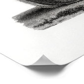 Kaninchendarstellung Poster (Ecke)