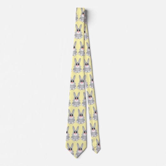 Kaninchendesign Krawatte (Vorderseite)