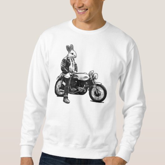 Kaninchenfahrer Sweatshirt (Vorderseite)