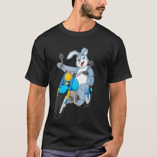 Kaninchenfahrrad T-Shirt (Vorderseite)