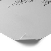 Kaninchenfamilie - Archivdruck Poster (Ecke)