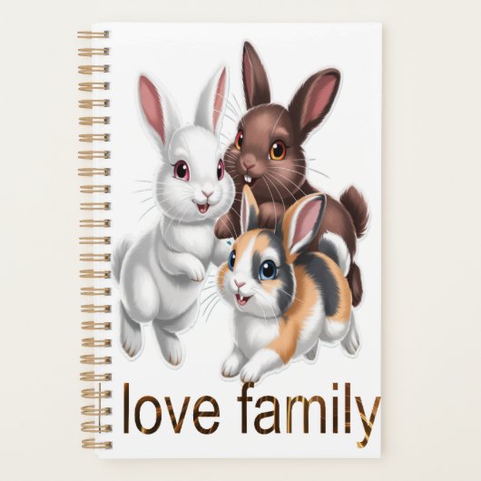Kaninchenfamilie planer (Vorderseite)