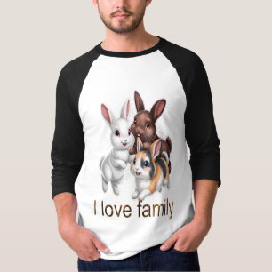Kaninchenfamilie T-Shirt