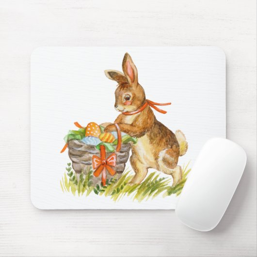 Kaninchenfarbe Mousepad (Mit Mouse)