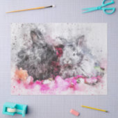 Kaninchenfarben-Entfärbungspapier Seidenpapier (Basteln)