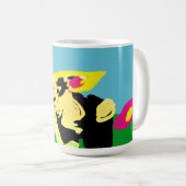 Kaninchenfeder kaffeetasse (VorderseiteRechts)
