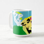 Kaninchenfeder kaffeetasse (Vorderseite Links)