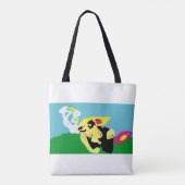 Kaninchenfeder tasche (Rückseite)
