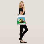 Kaninchenfeder tasche (Am Model)