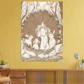 Kaninchenfeste Leinwanddruck (Insitu (Wohnzimmer))