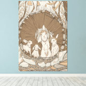 Kaninchenfeste Leinwanddruck (Insitu (Holzboden))