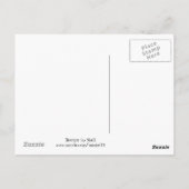 Kaninchenflüsterer Postkarte (Rückseite)