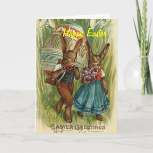 Kaninchenfreund-Ostern-Karte Feiertagskarte