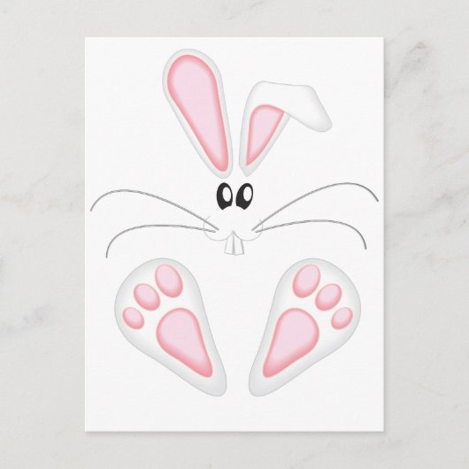 Kaninchenfuß Postkarte (Vorderseite)