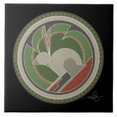 Kaninchengeist Fliese (Vorderseite)