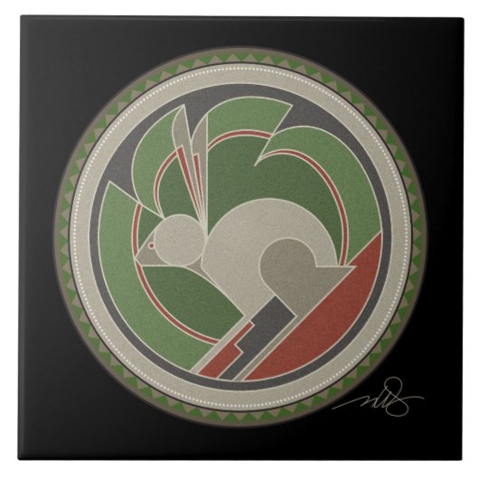 Kaninchengeist Fliese (Vorderseite)