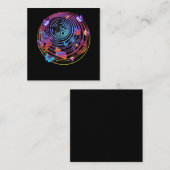 Kaninchengeschenk| Alice im Wunderland Quadratische Visitenkarte (Vorne/Hinten)