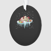 Kaninchengeschenk| Drei Kaninchen wirklich schöne Ornament (Vorderseite)