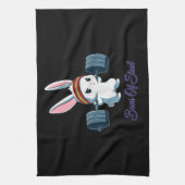 Kaninchengeschenk| Rabbit Lover Gym Workout Geschirrtuch (Vertikal)