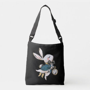 Kaninchengeschenk Weißes Kaninchen der Alice im Tragetaschen Mit Langen Trägern