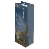 Kaninchengeschenktasche Geschenktüte Für Weinflaschen (Vorderseite Schrägansicht)