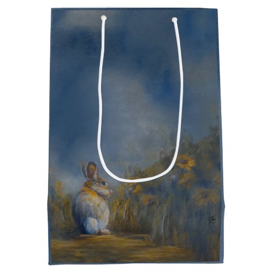 Kaninchengeschenktasche Mittlere Geschenktüte (Rückseite)