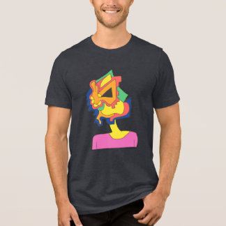 Kaninchengesicht Tri-Blend Shirt