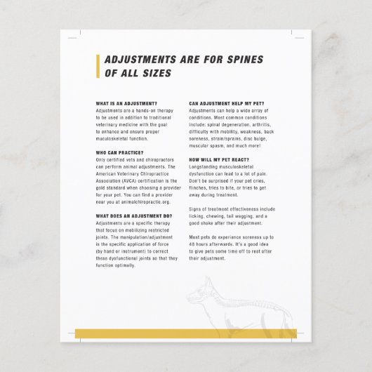 Kaninchenhalblage Flyer (Vorne)