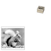 Kaninchenholz-Briefmarke Gummistempel (Stempel)